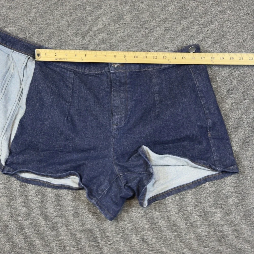 Belle Isle by Torrid Pleated‎ Denim Skort Women's Size 12 (34x4